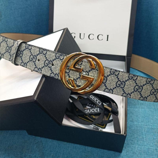 2025 3 Colors Double G Leather Belt