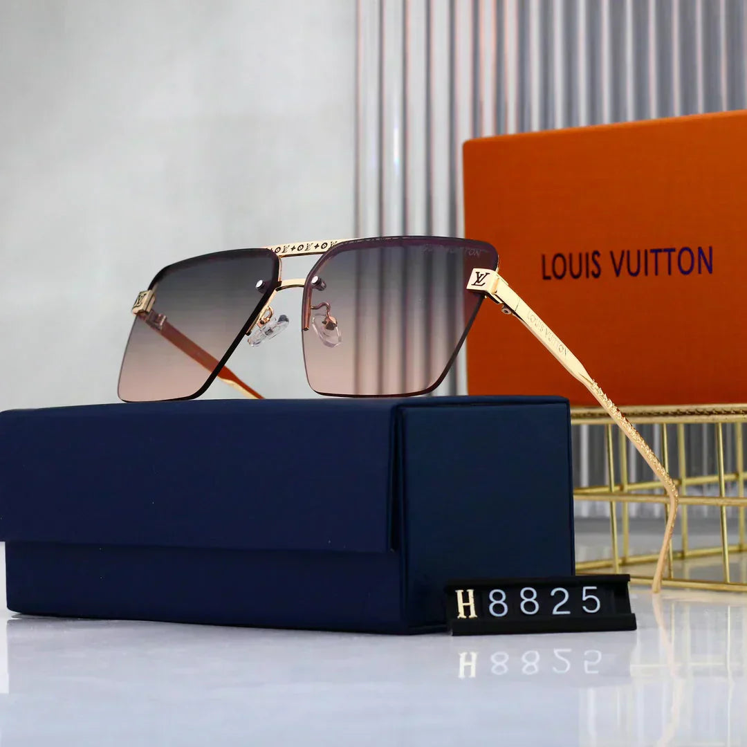 2025 HD Metal Monogram Sunglasses H8825