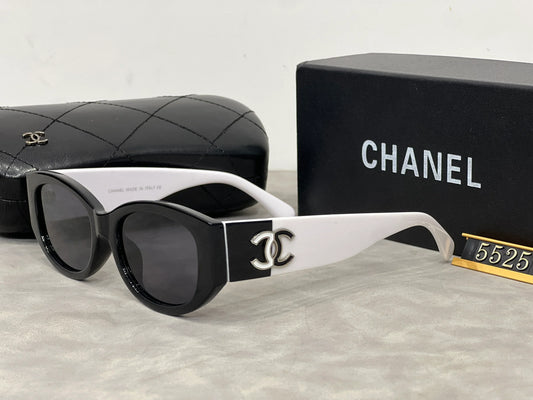 2025 Sunglasses Black and white panda personality sunglasses