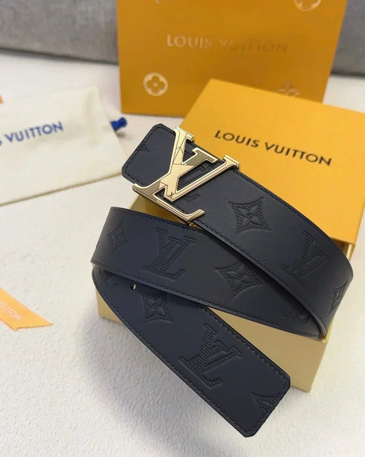 2025 belt Double-faced calfskin belt, 40 mm wide