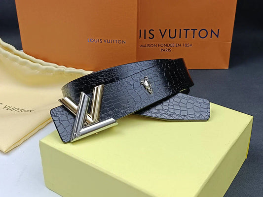 2025 belt 3 Colors printed letter leather belt
