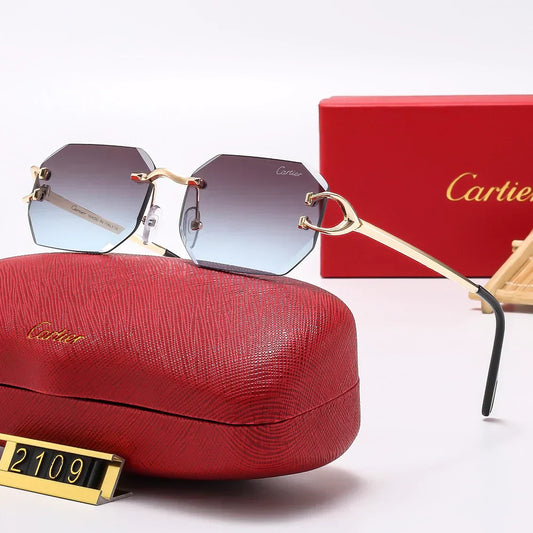 2025 5 Colors Fashion Frameless Sunglasses2109