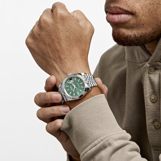 2025 Watch Datejust 126334 Stainless Steel Fluted Motif Green Dial Jubilee (2022)