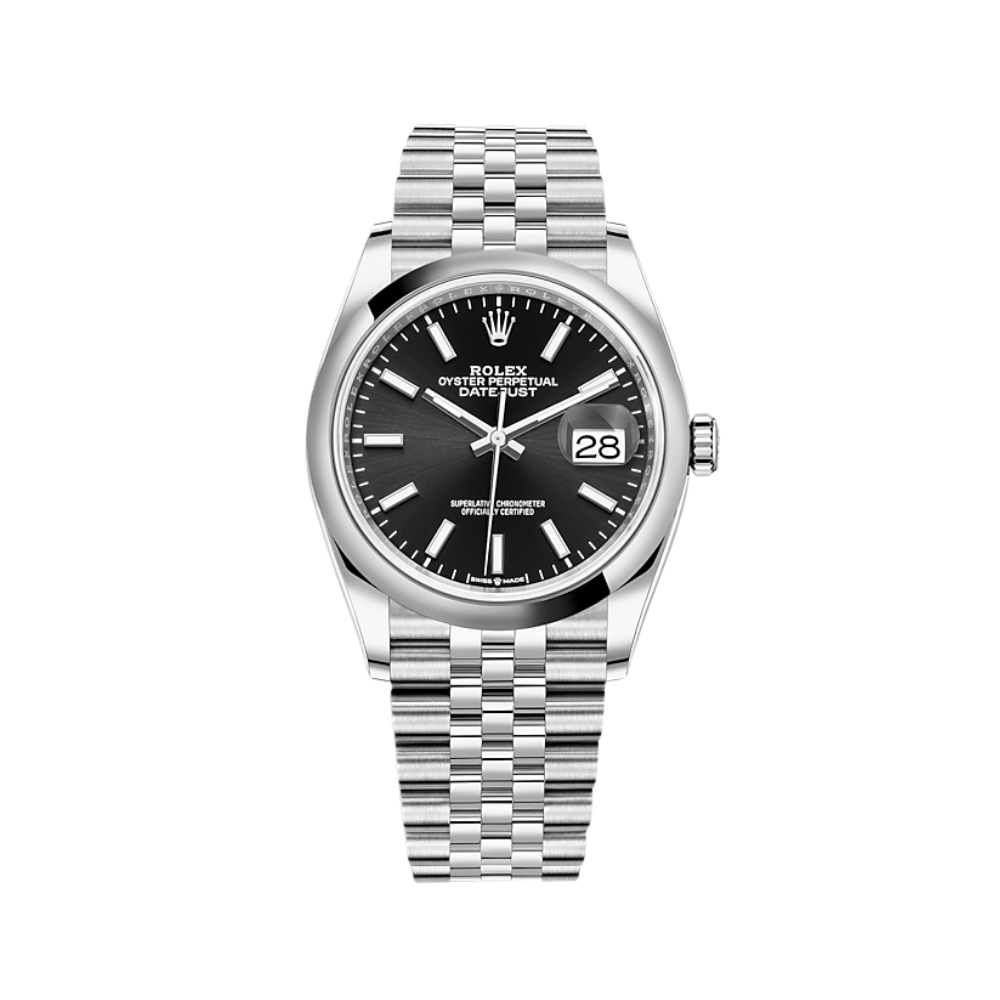 2025 Watch Datejust 126200 Stainless Steel Black Dial Jubilee