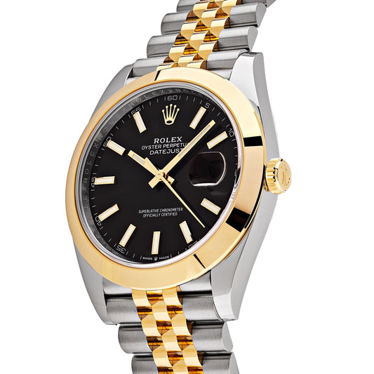 2025 Watch Datejust 126303 Stainless Steel Yellow Gold Black Dial Jubilee (2022)