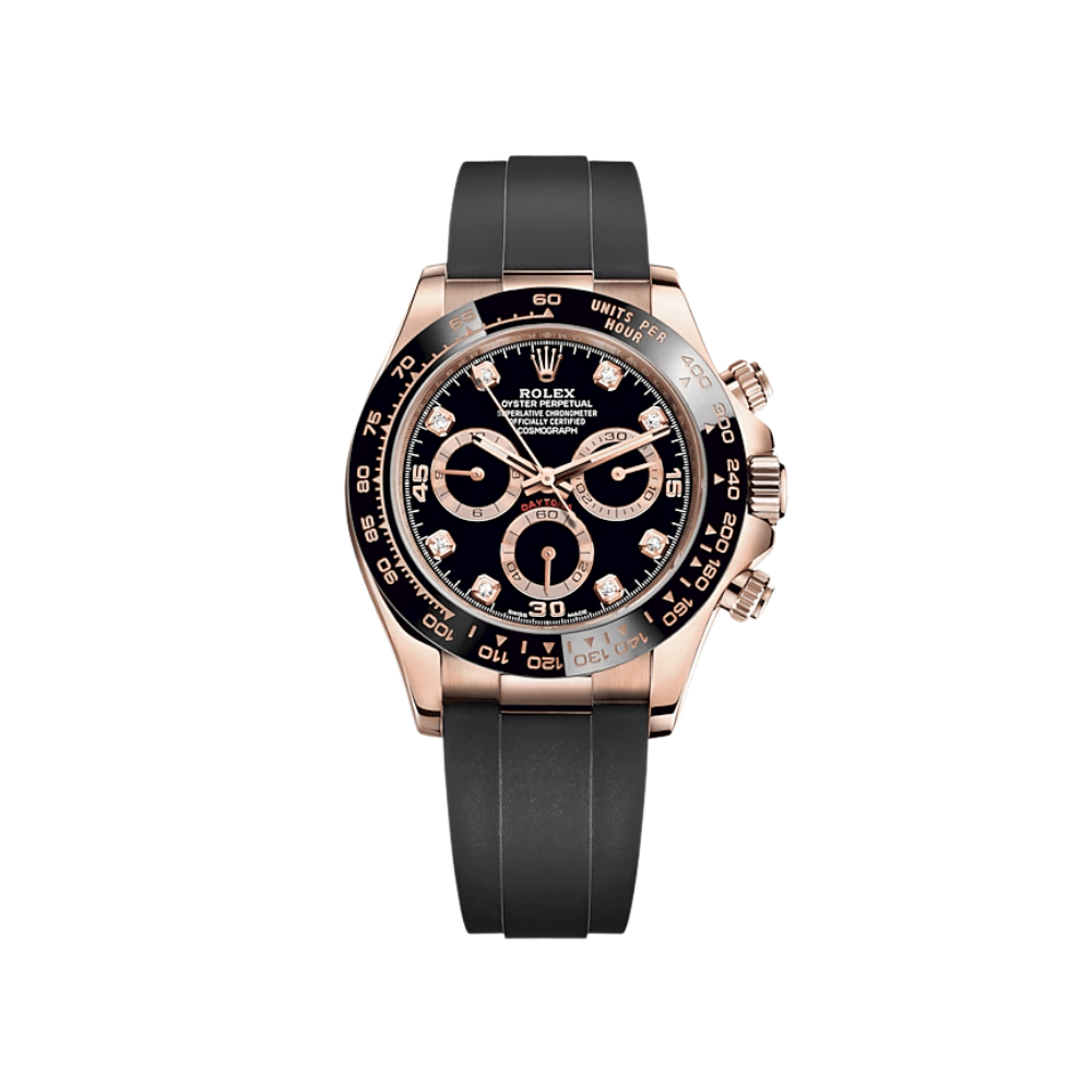 2025 Watch Daytona 116515LN Rose Gold Black Diamond Dial
