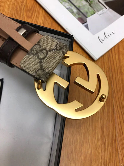 2025 Lined with top layer cowhide belt width 3.8