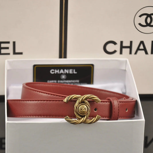 2025 4 Colors vintage striped double belt