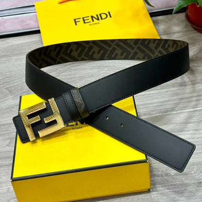 2025 belt Double ring reversible enamel metal belt width 4.0CM