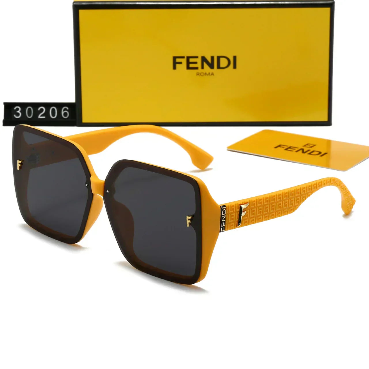 2025 Square frame holiday sunglasses 30206