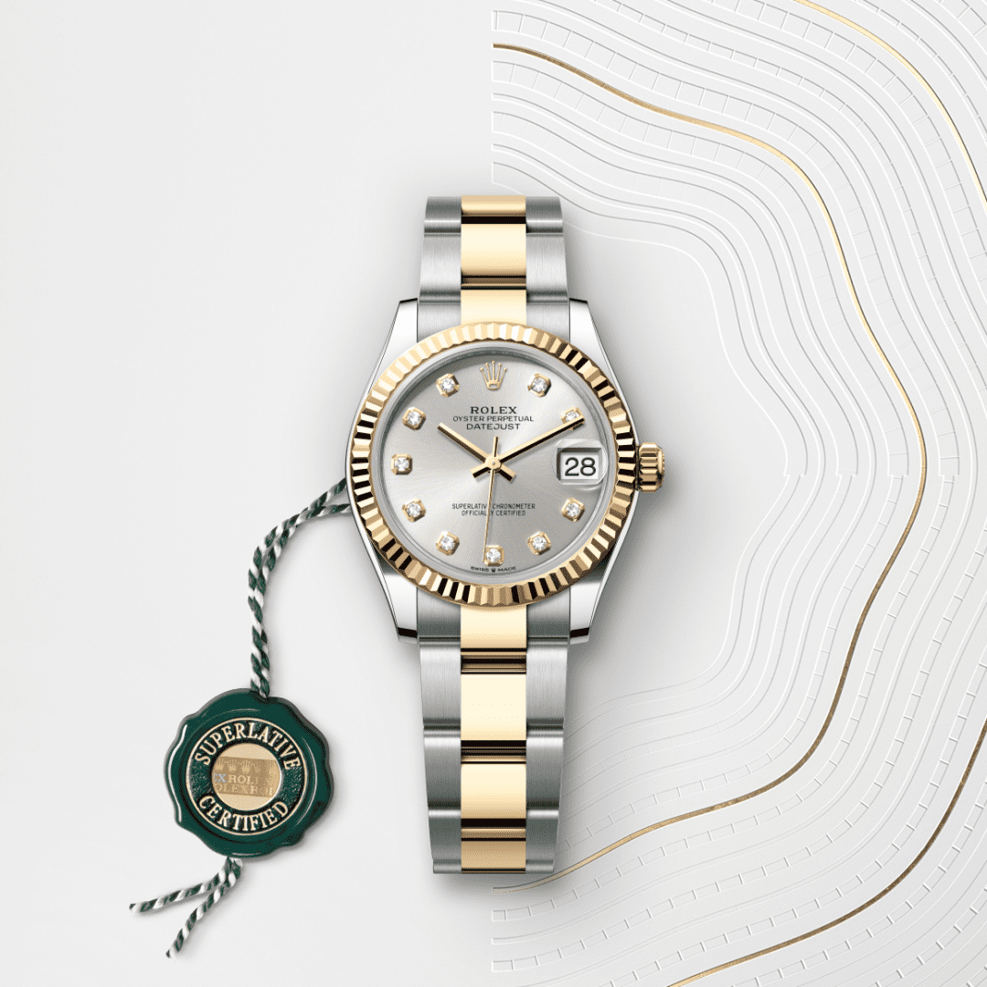 Datejust 31 Oyster, 31 mm, acier Oystersteel et or jaune watch