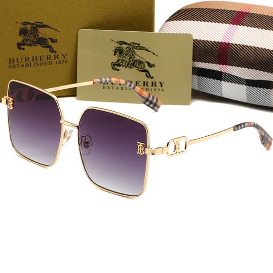 2025Retro Plaid HD Sunglasses