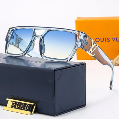 2025 Fashionable double bridge casual sunglasses