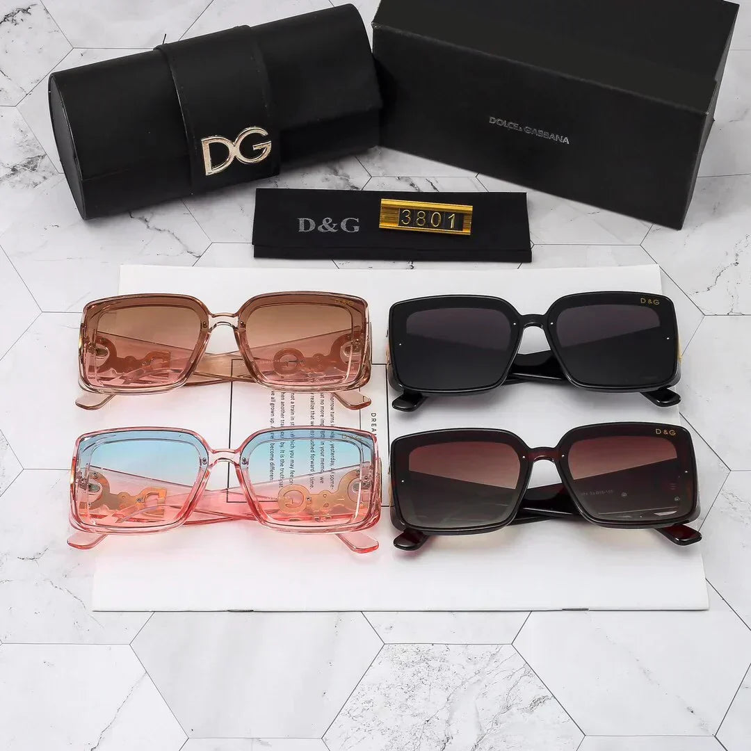 2025  Thick Frame Fashion Sunglasses 3801