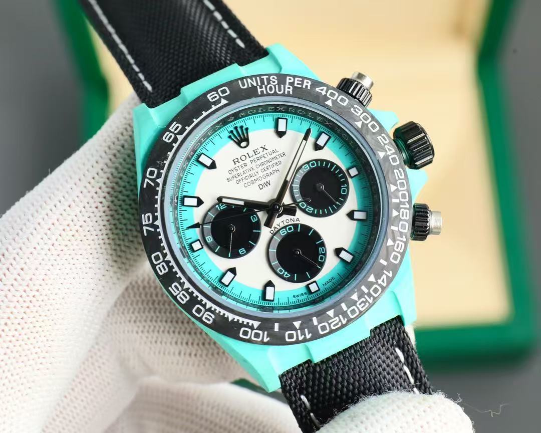Cosmograph Daytona Carbon Fiber Luminous Hands Custom Edition Watch