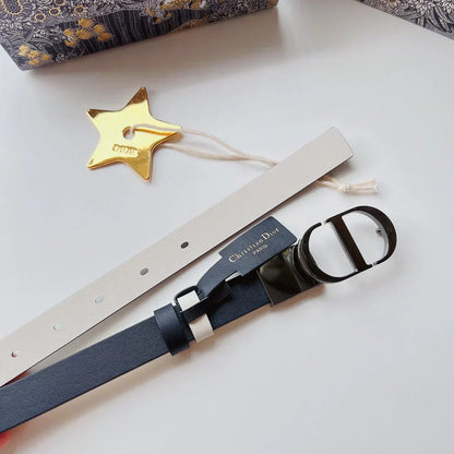 2025 Belt in gold-finish metallic calfskin