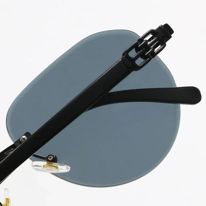 2025 New frameless 68011 sunglasses