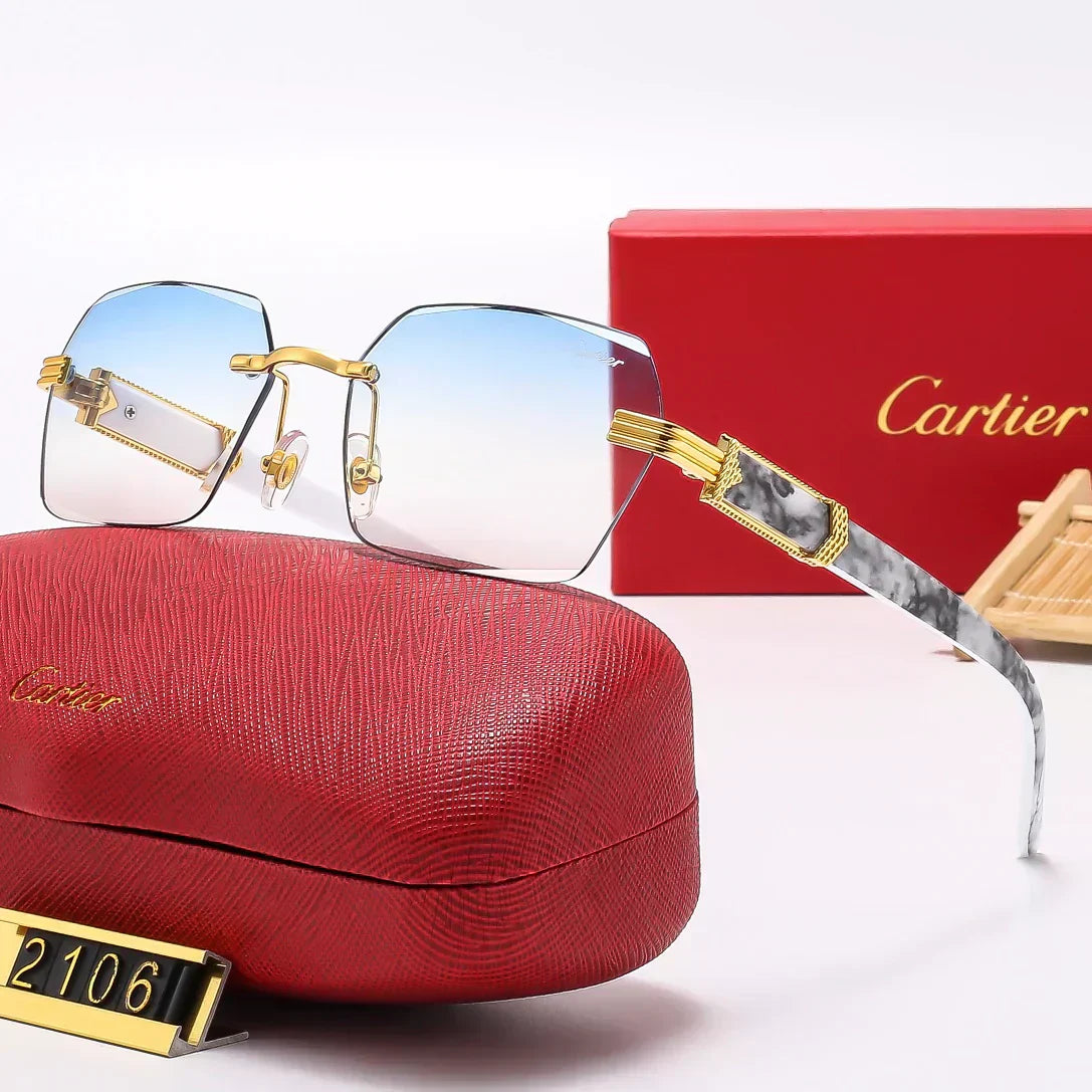 2025 stylish frameless sunglasses 2106