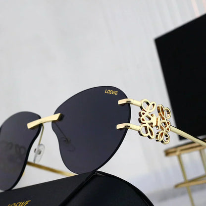 LOEWE Metal temple gradient sunglasses 00264