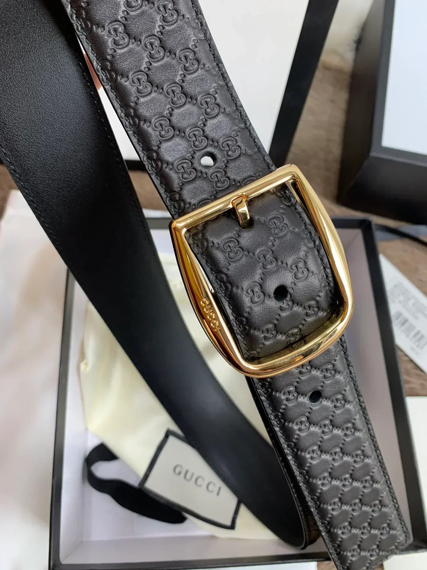 2025 Handmade custom Italian leather embossed belt 4.0cm