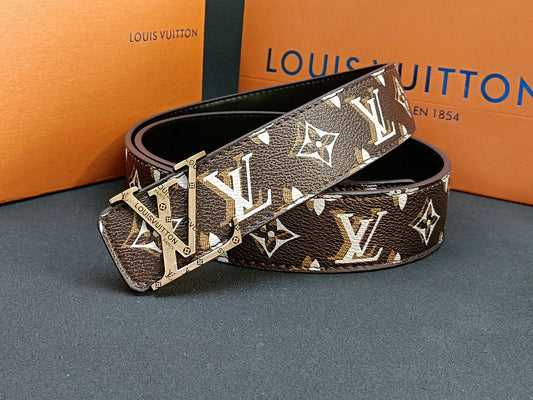 2025 3 Colors   four-leaf clover double shadow printed belt