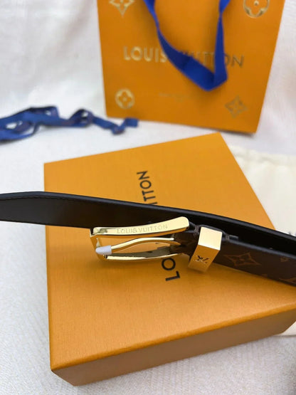 2025 Double-sided imported special fabric electroplated copper buckle belt 3.5cM