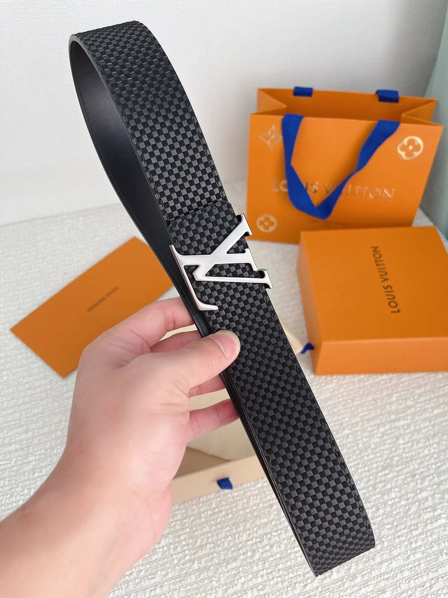 2025 belt cowhide leather belt width 4.0cm