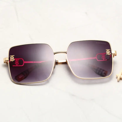 2025Retro Plaid HD Sunglasses