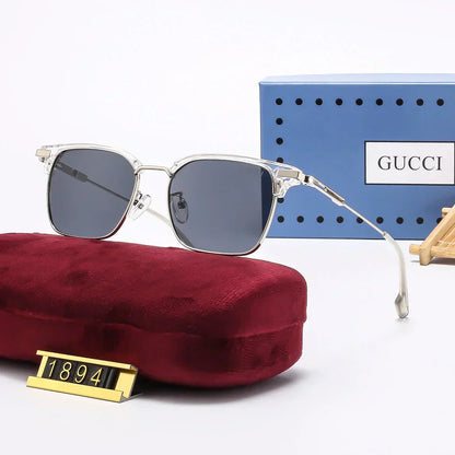 2025 RECTANGULAR-FRAME METAL SUNGLASSES 1894