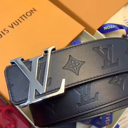 2025 2 Colors  printed letter leather belt