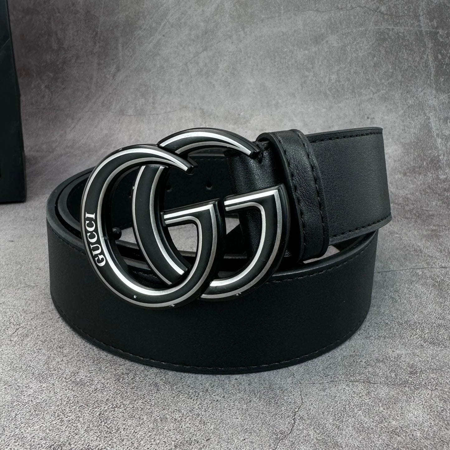 2025 belt 2 Colors printed letter leather belt