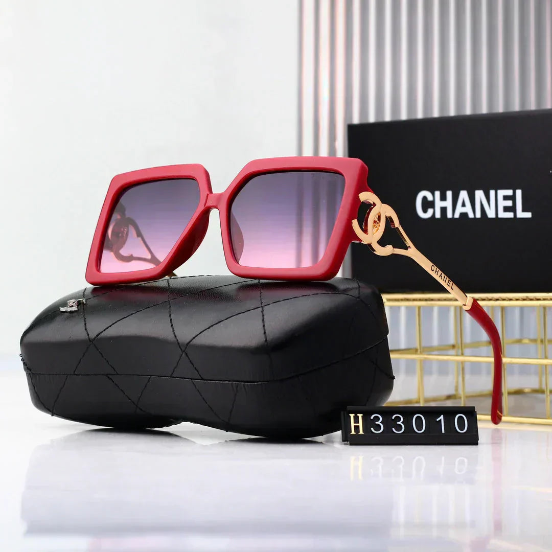 2025 Retro large square frame high-end sunglasses