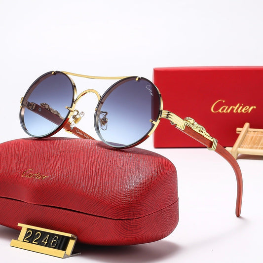 2025 unique design round sunglasses 2246