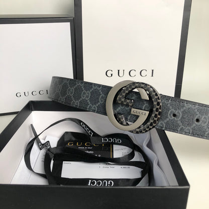 2025 3 Colors  printed letter leather belt