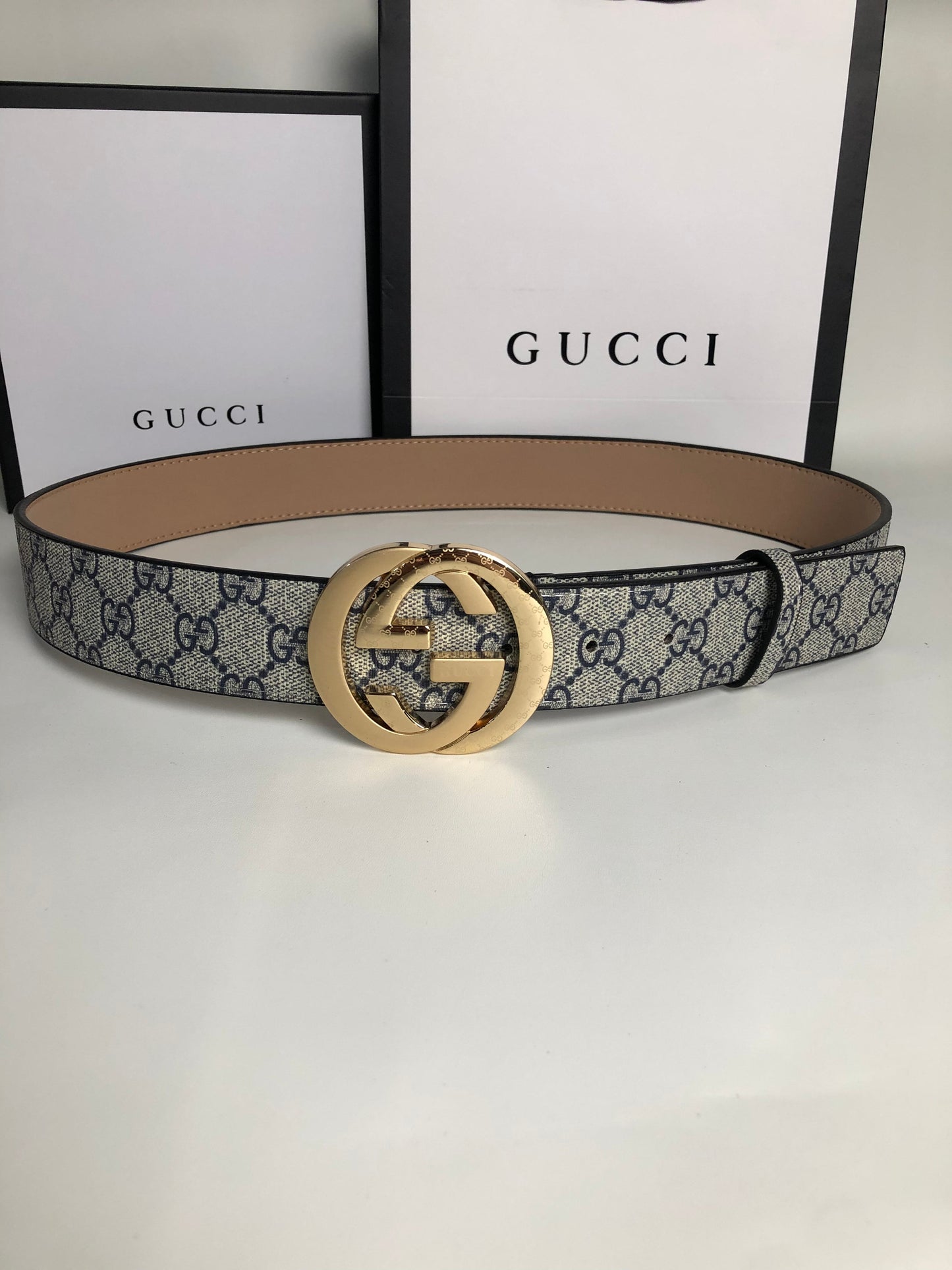 2025 3 Colors  printed letter leather belt