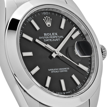 2025 Watch Datejust 126300 Stainless Steel Black Dial Oyster (2024)