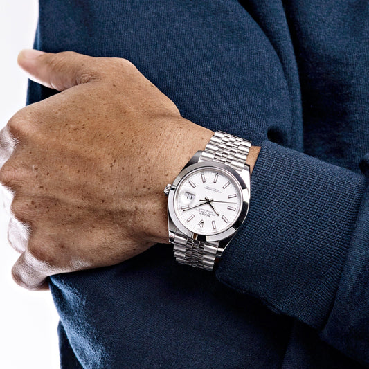 2025 Watch Datejust 126300 Stainless Steel White Dial Jubilee