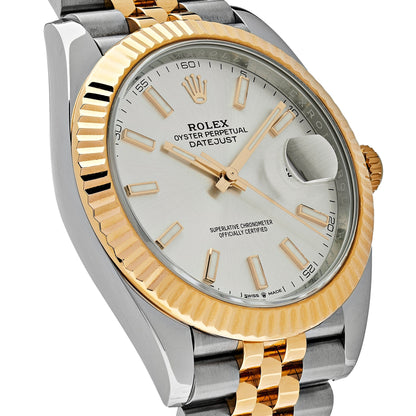 2025 Watch Datejust 126333 Yellow Gold Stainless Steel Silver Dial (2022)