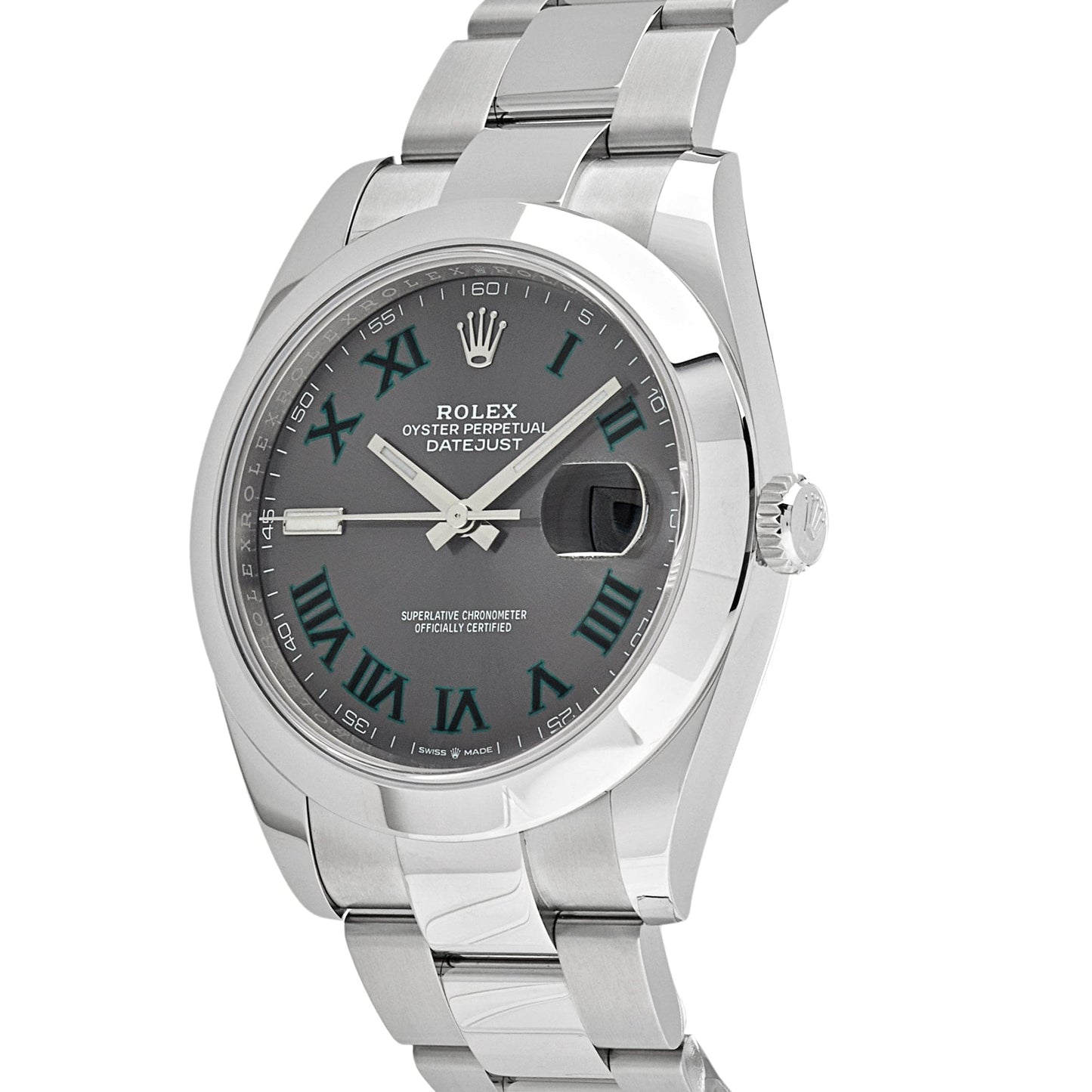 2025 Watch Datejust 126300 'Wimbledon' Stainless Steel Slate Dial Jubilee (2024)