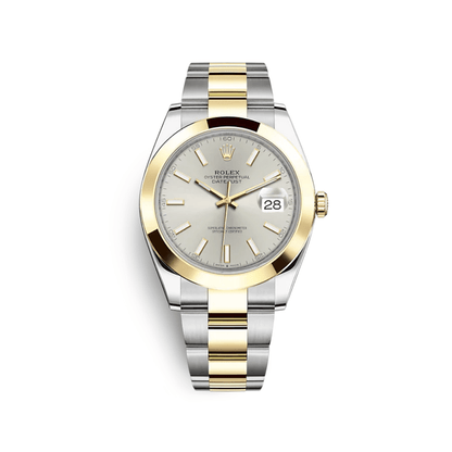 2025 Watch Datejust 126303 Stainless Steel Yellow Gold Silver Dial