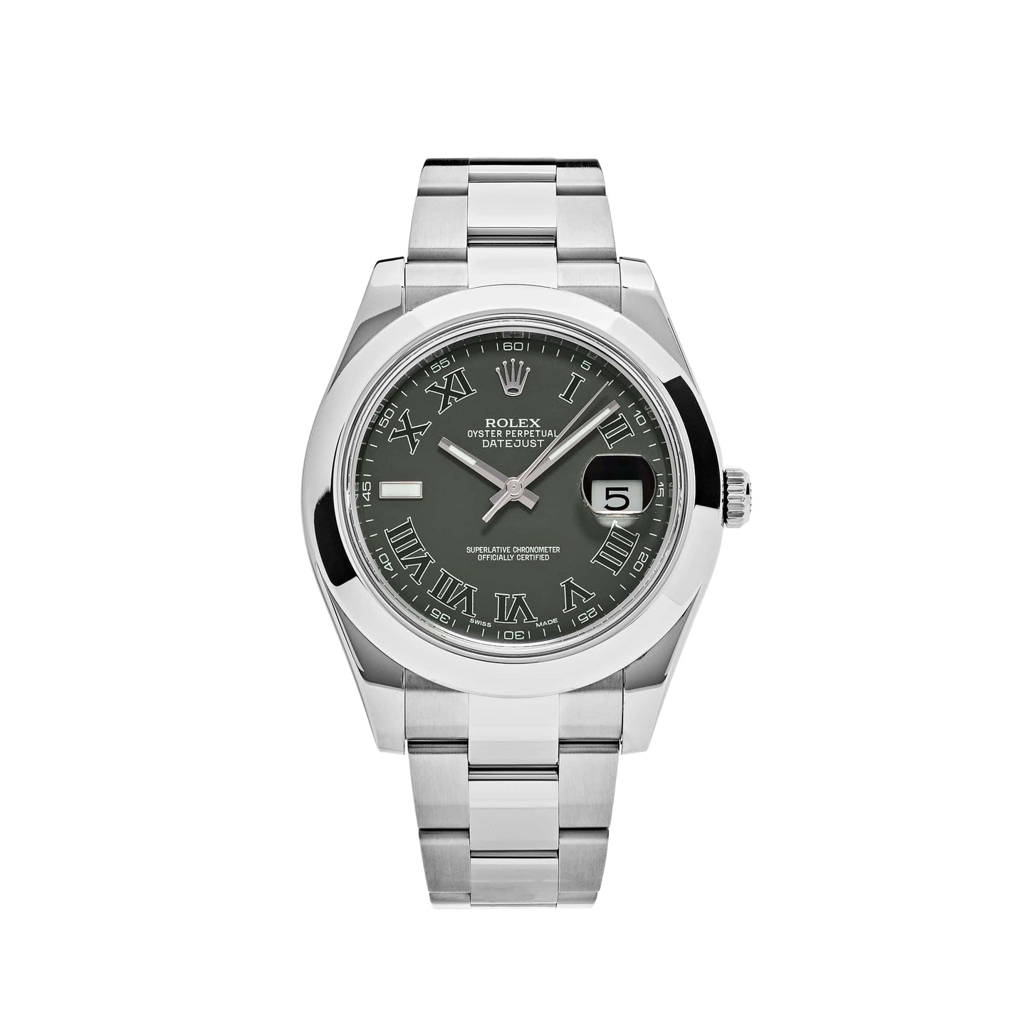 2025 Watch Datejust II 116300 Stainless Steel Grey Dial