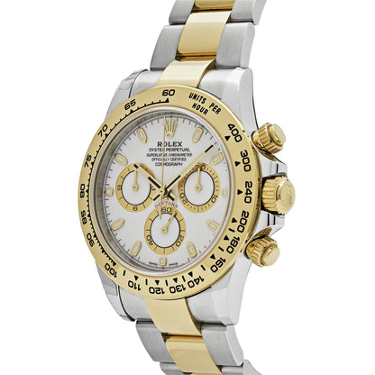 2025 Watch Daytona 116503 Two-Tone Yellow Gold Stainless Steel White Dial (2023)