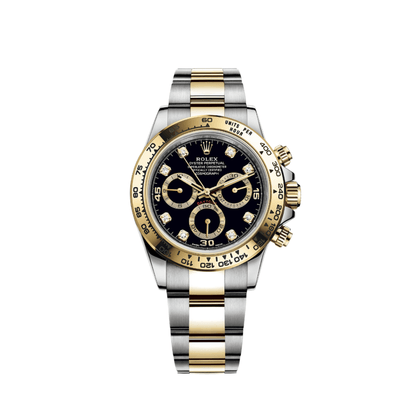 2025 Watch Daytona 116503 Yellow Gold Stainless Steel Black Diamond Dial (2022)