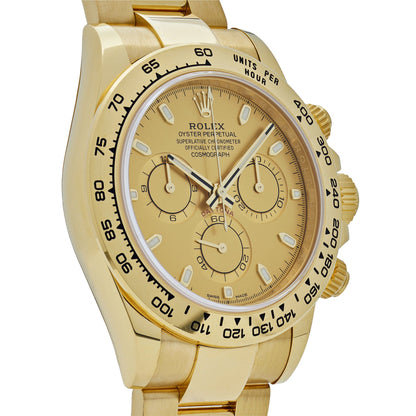 2025 Watch Daytona 116508 Yellow Gold Champagne Dial (2022)