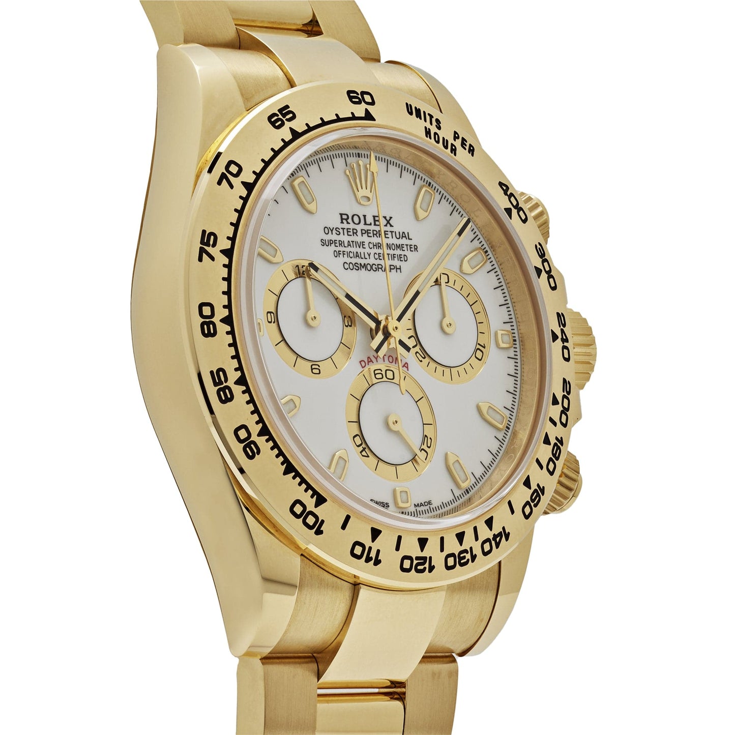 2025 Watch Daytona 116508 Yellow Gold White Dial (2021)
