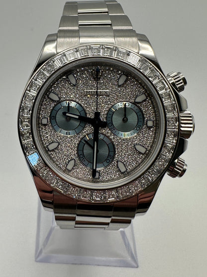 2025 Watch Daytona 116576TBR Platinum Pave Diamond Dial (2020)