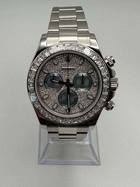 2025 Watch Daytona 116576TBR Platinum Pave Diamond Dial (2020)