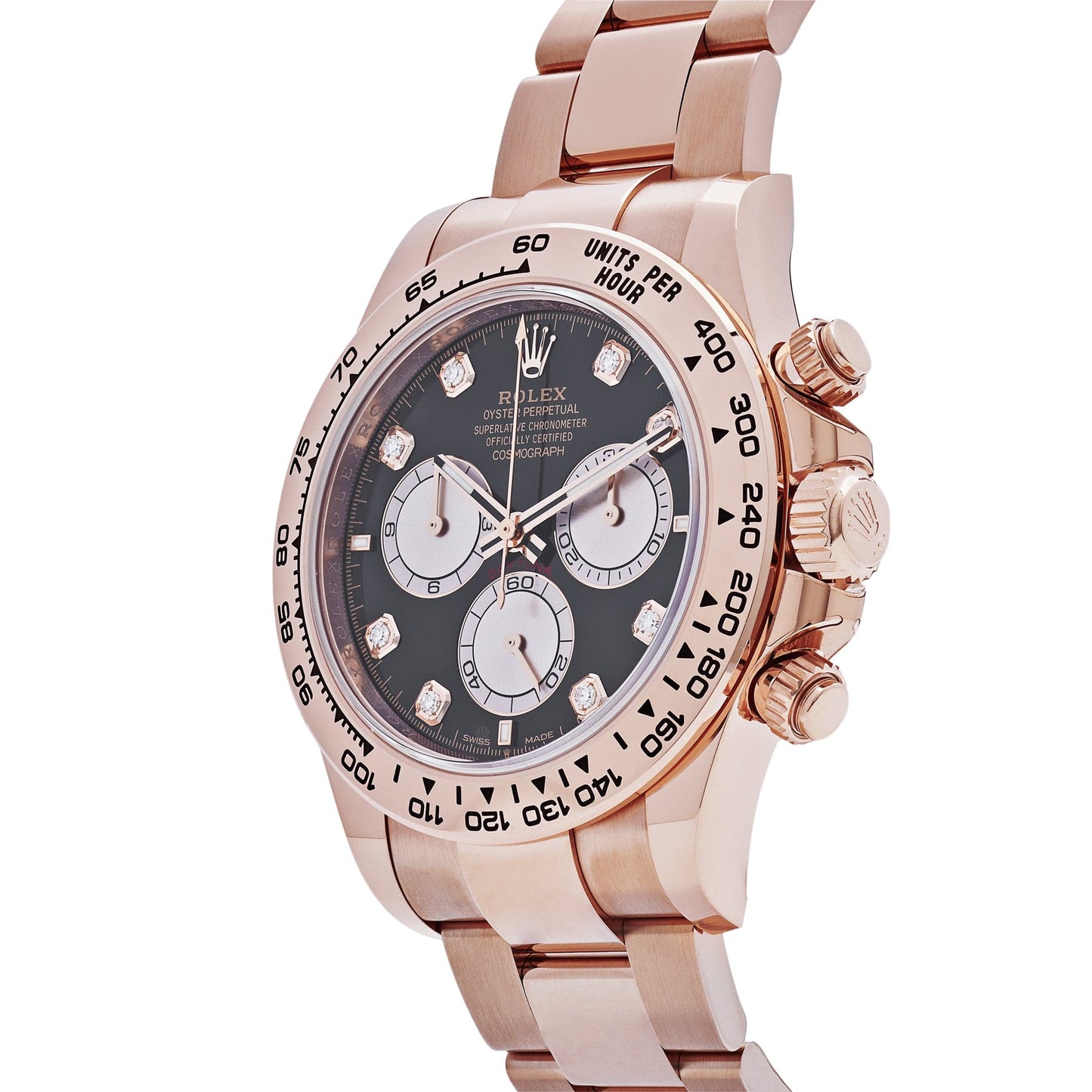2025 Watch Daytona Cosmograph 126505 Rose Gold Black Diamond Dial (2023)