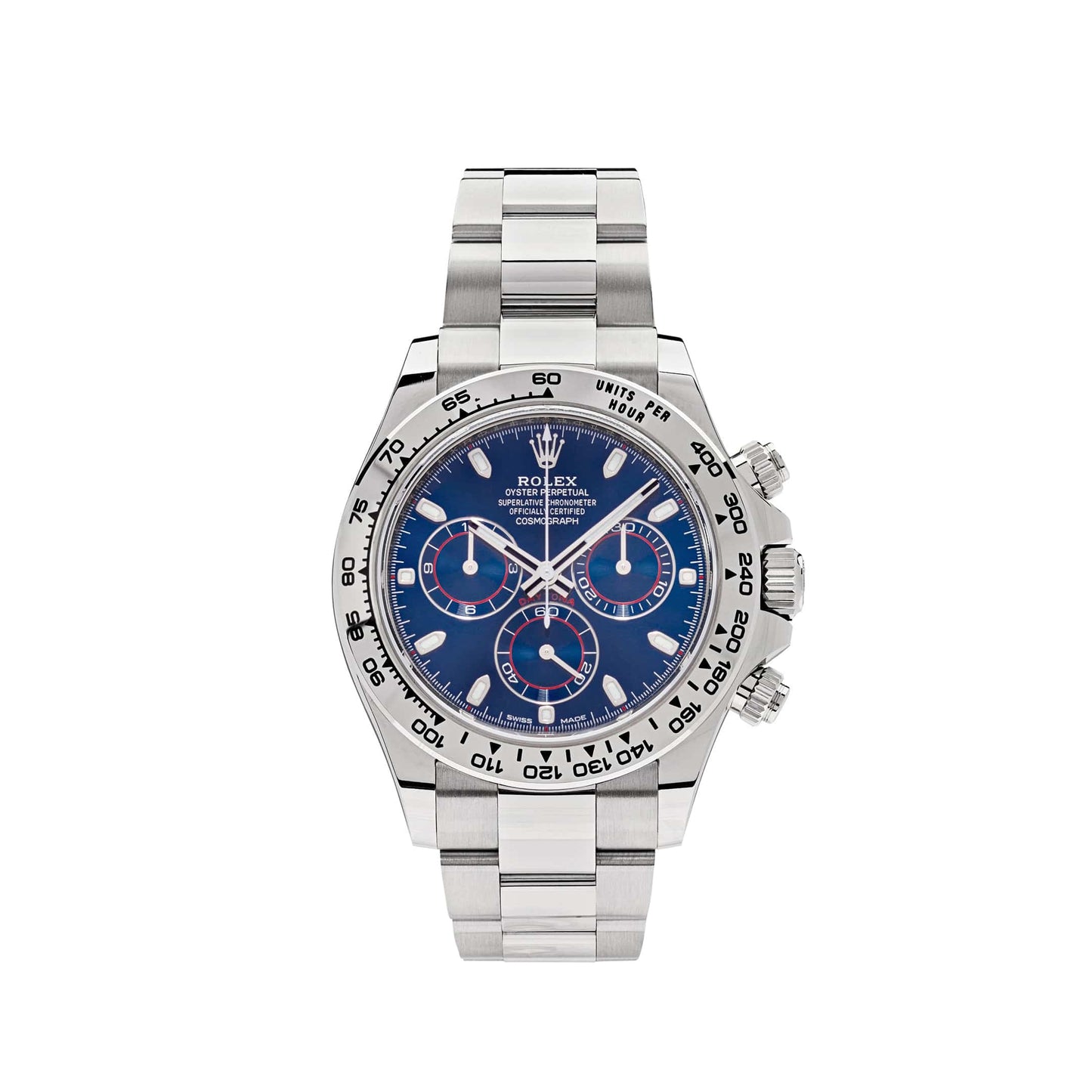 2025 Watch Daytona 116509 White Gold Blue Dial