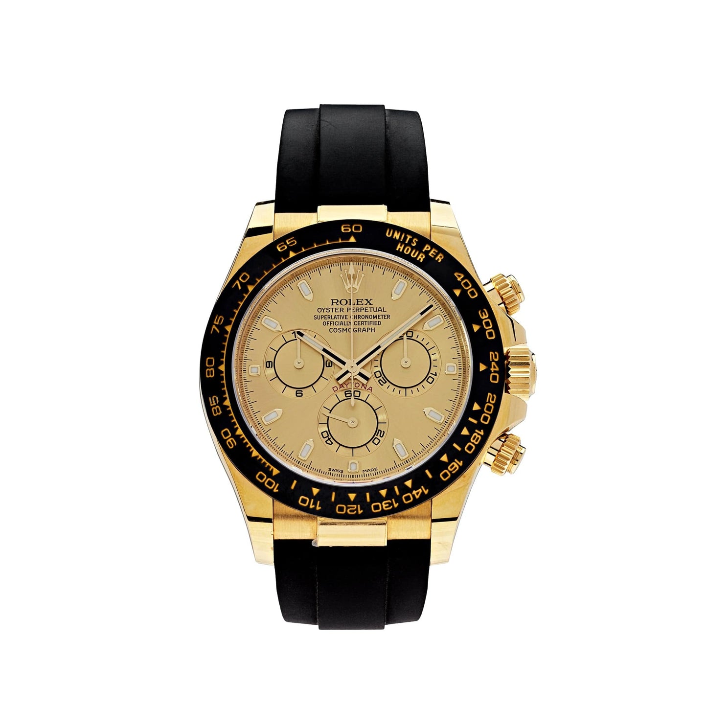 2025 Watch Daytona 116518LN Yellow Gold Champagne Dial (2018)